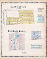 East Rock Island, East Moline Heights, Rock Island County 1905 Microfilm and Orig Mix